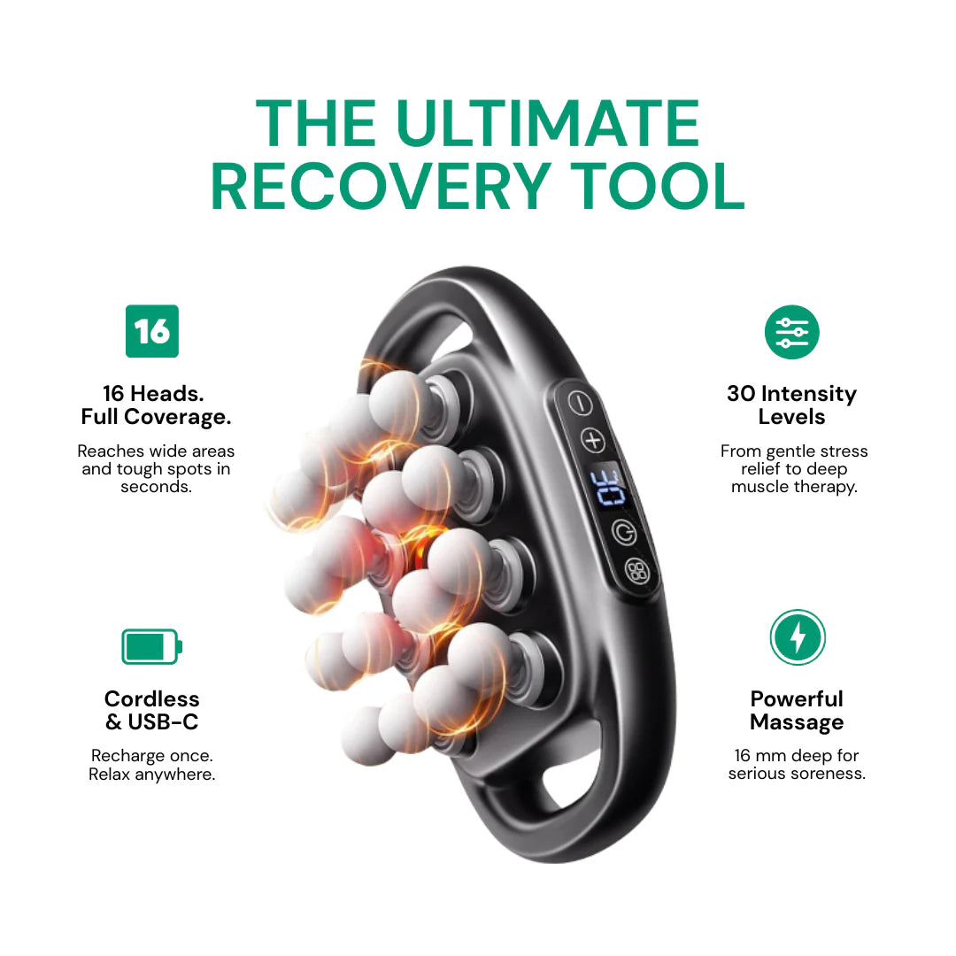 Shield Instant Massager | 16-Head Deep Tissue Recovery